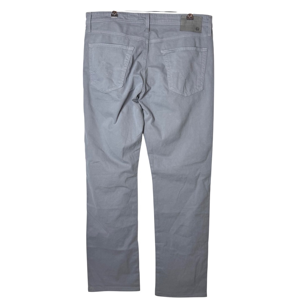 AG Adriano Goldschmied Graduate Pants Mens 34x32 Gray Tailored Leg READ